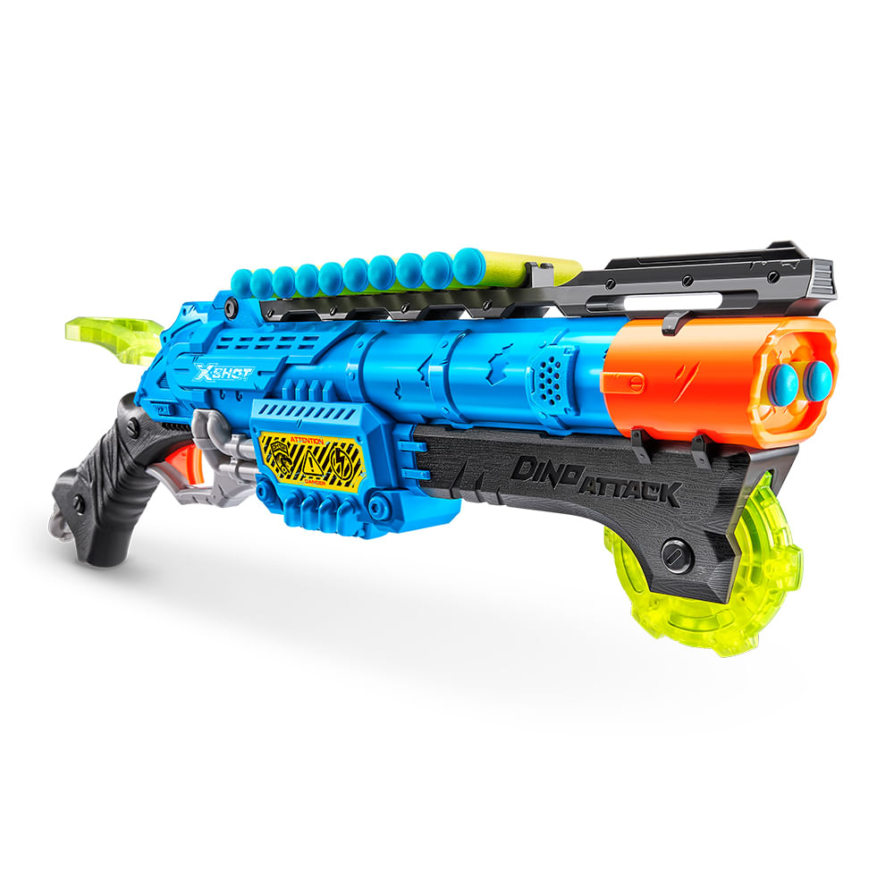 Lançador de Dardos X-Shot Dino Attack - Claw Hunter Azul