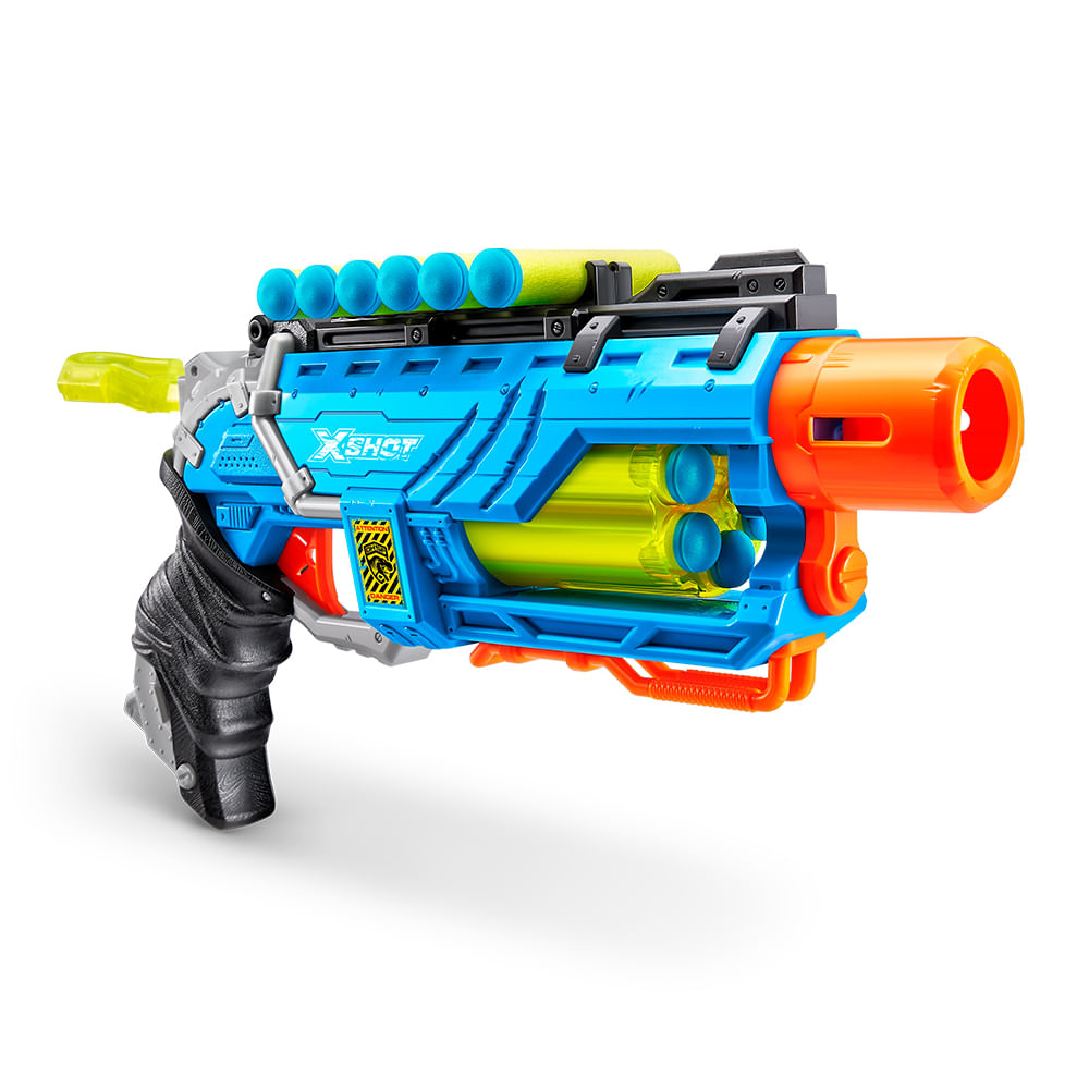 Lançador de Dardos X-Shot Dino Attack - Dino Striker Blue