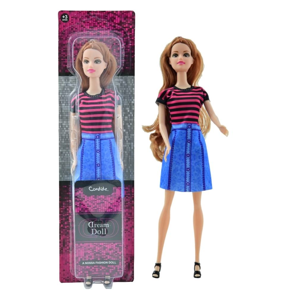 Boneca Fashion Doll Dream Doll Cabelo Ruivo