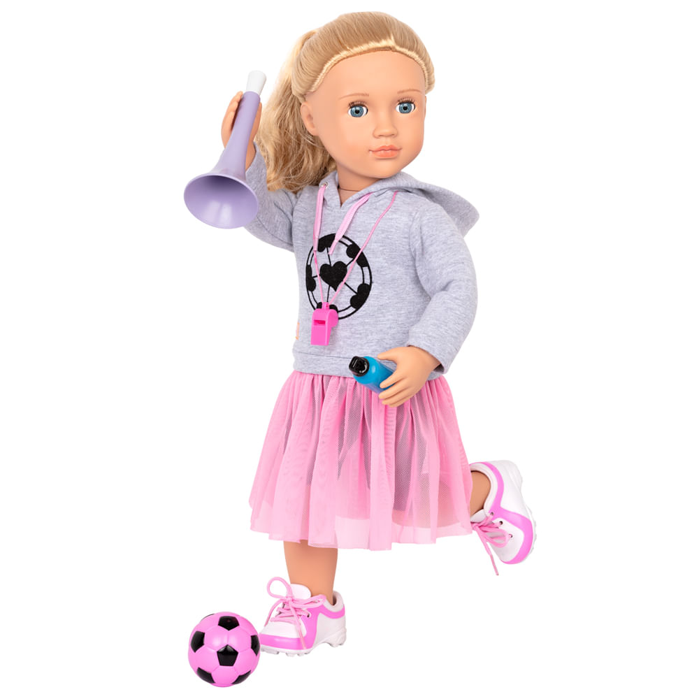 Conjunto De Roupa De Futebol Our Generation Fashion Goals - Imagem 2