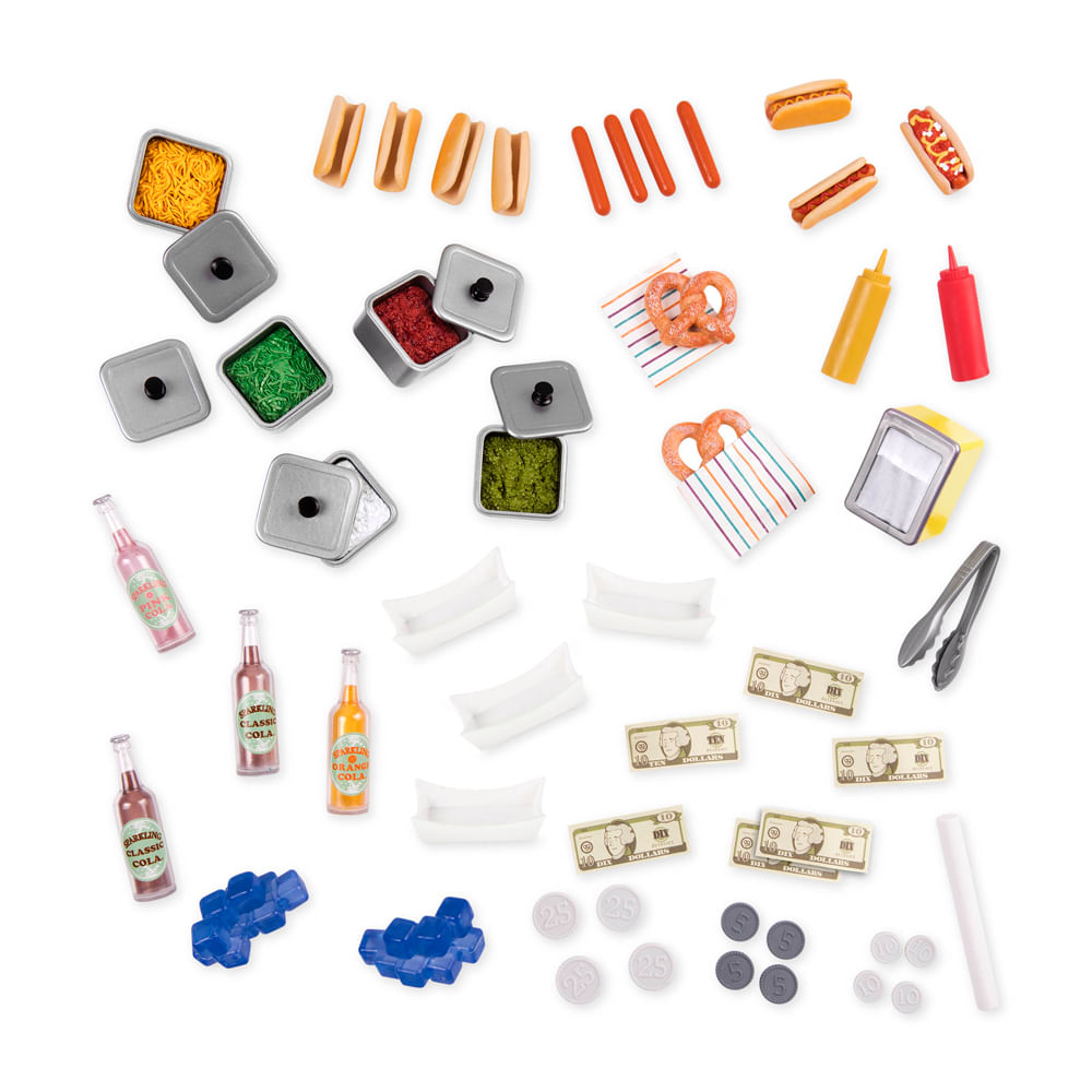 Carrinho De Cachorro Quente Retrô Our Generation - Imagem 5