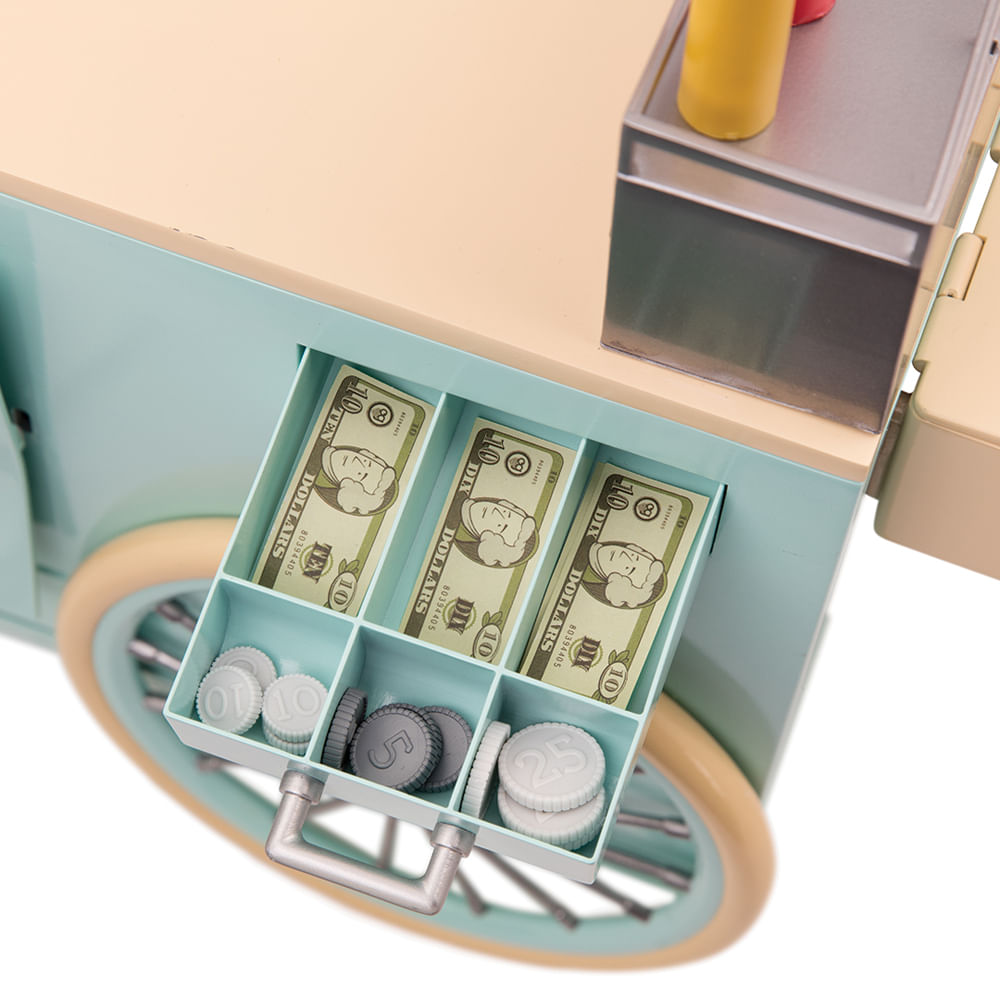 Carrinho De Cachorro Quente Retrô Our Generation - Imagem 6