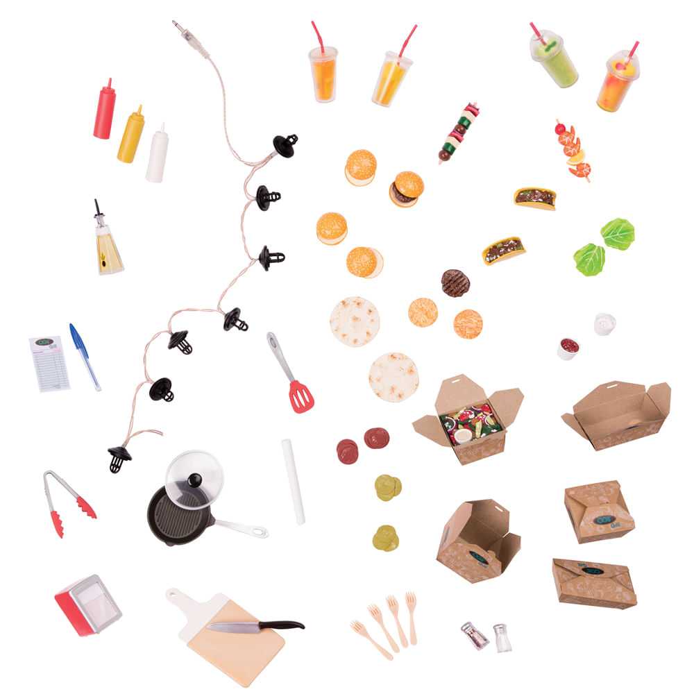 Food Truck Rosa Our Generation Grill To Go - Imagem 6