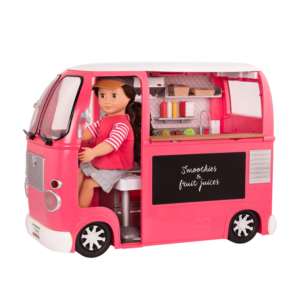 Food Truck Rosa Our Generation Grill To Go - Imagem 8