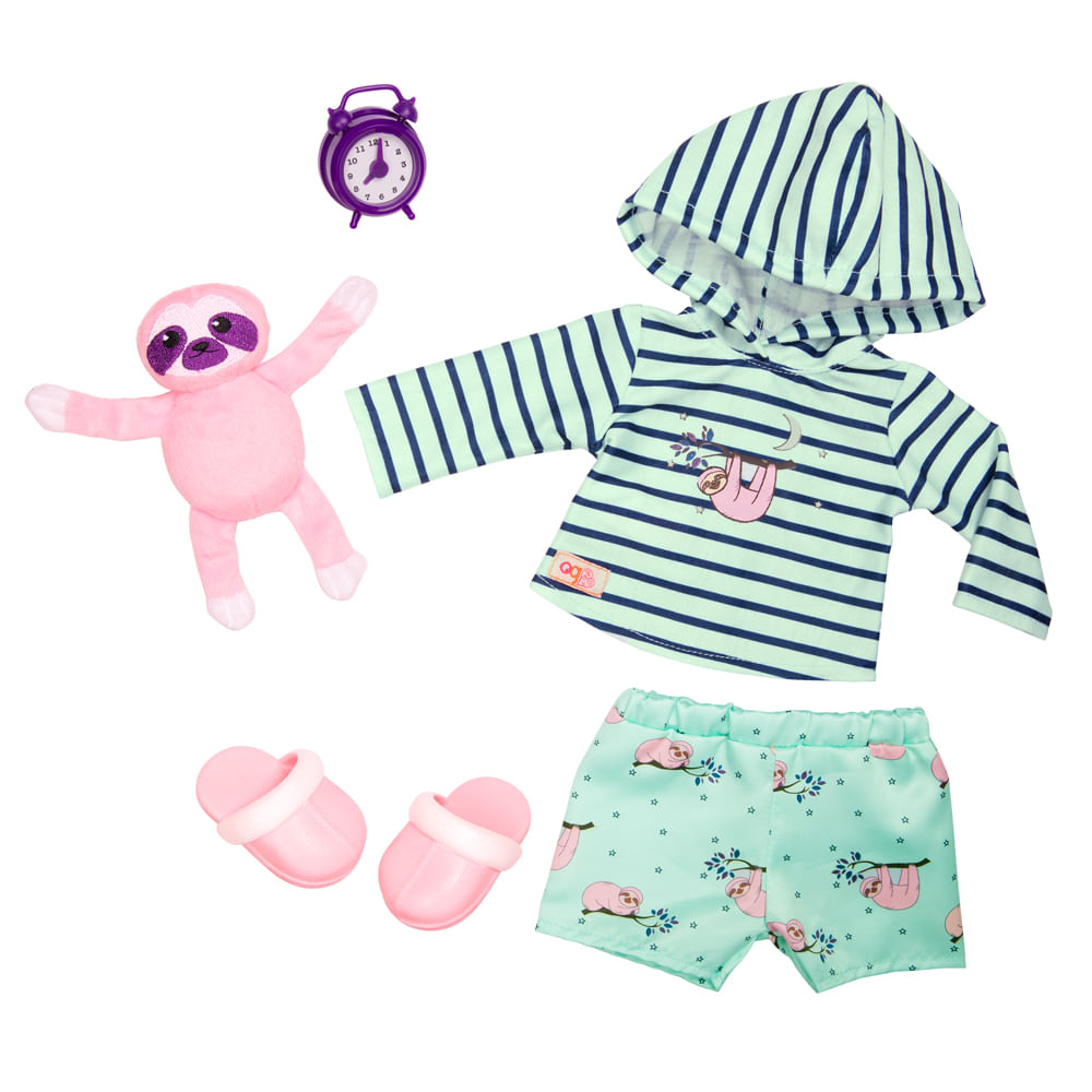 Conjunto De Roupa Our Generation Pijama Sleepy Sloth
