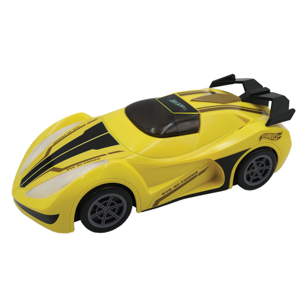 Carrinho de Fricção Hot Wheels Formula Turismo - Amarelo