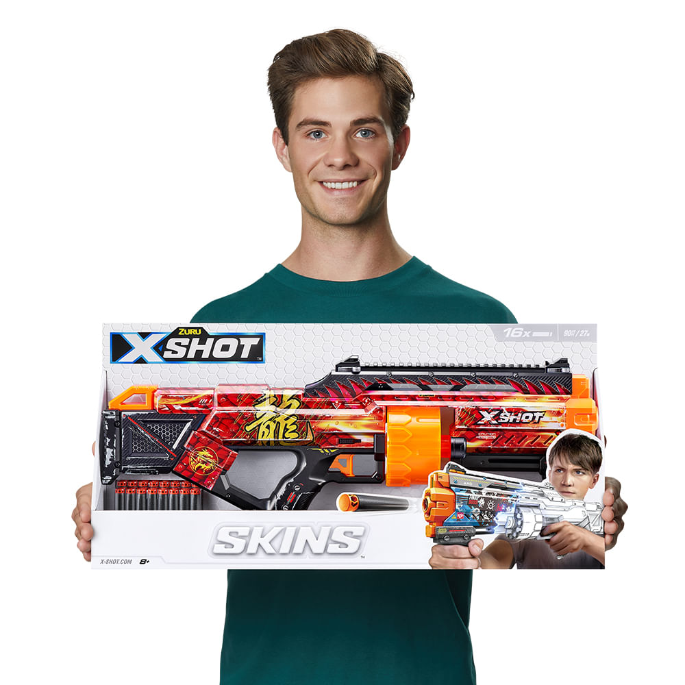 Lançador de Dardos X-Shot Skins Last Stand - Dragon - Imagem 6