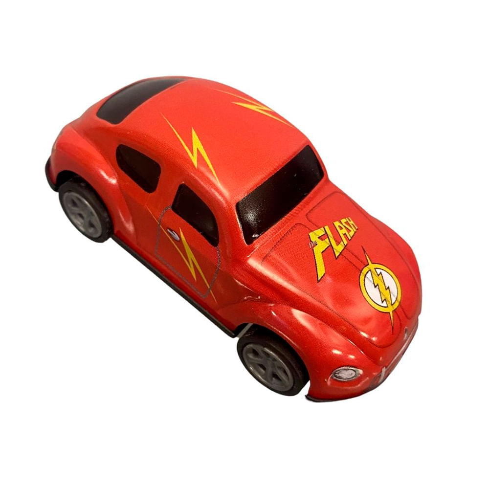 Kit com 5 Mini Carrinhos Pull Back Liga da Justiça - Imagem 2