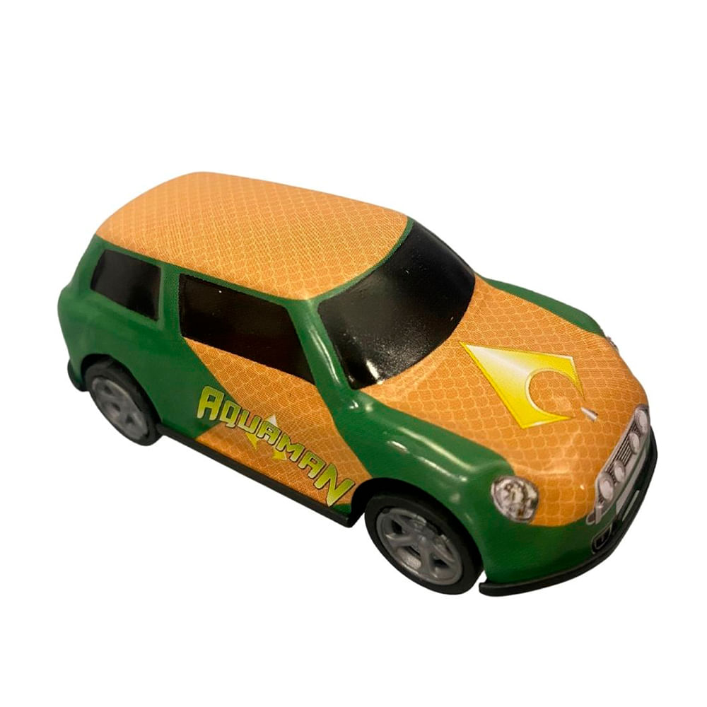 Kit com 5 Mini Carrinhos Pull Back Liga da Justiça - Imagem 5