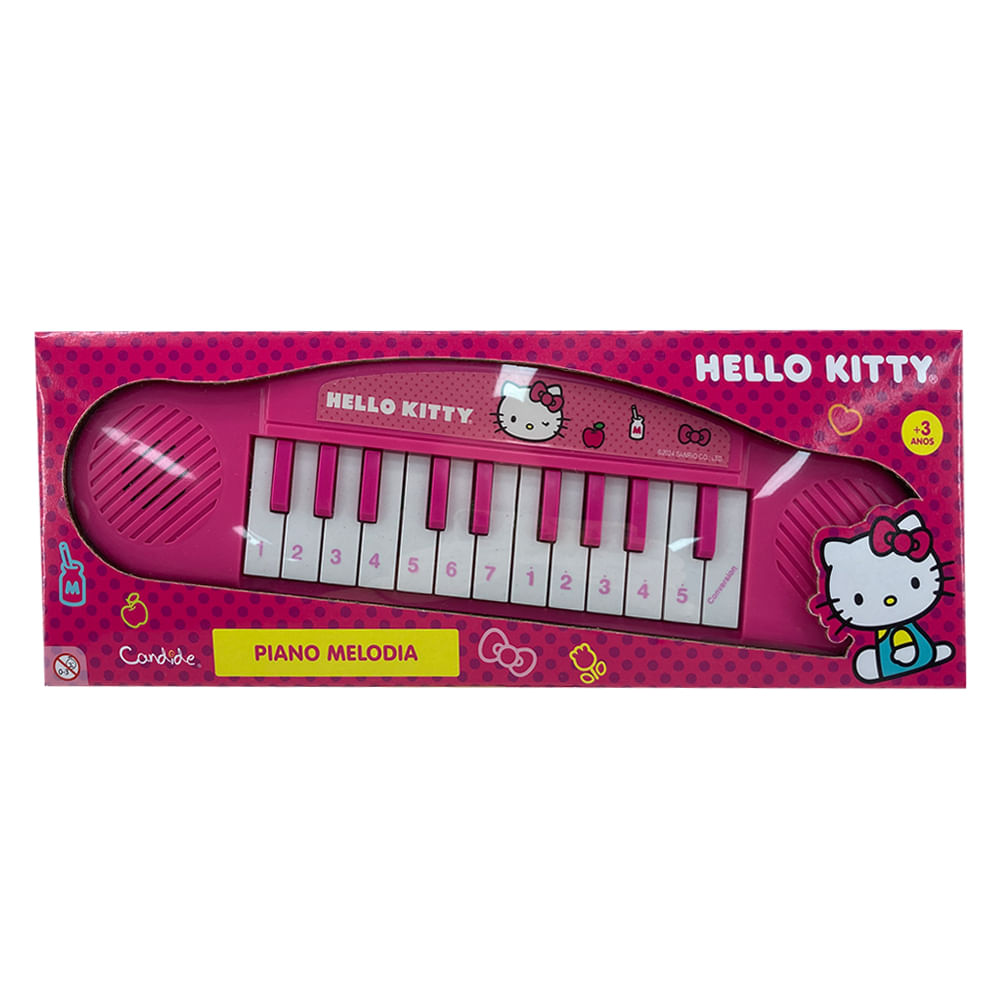 Instrumento Musical Infantil Hello Kitty - Piano Melodia - Imagem 3