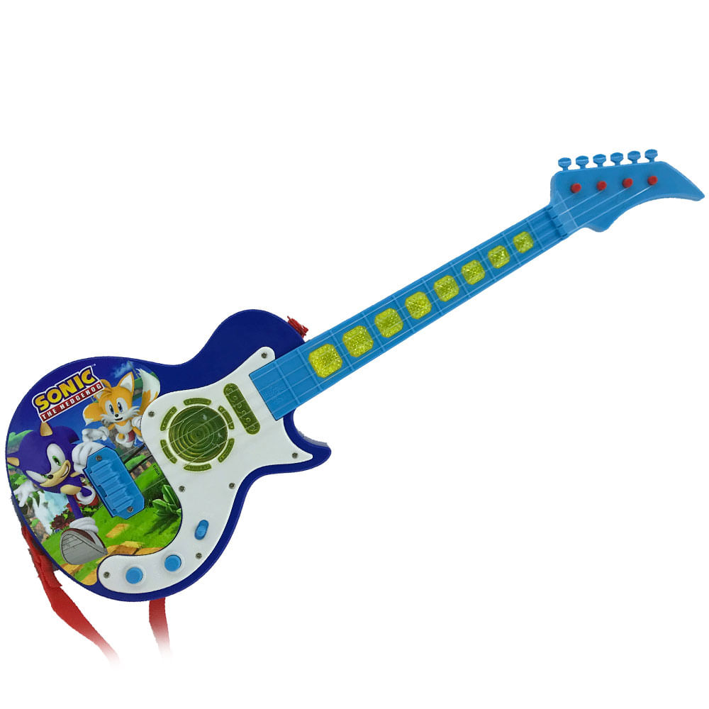 Instrumento Musical Infantil Sonic - Guitarra