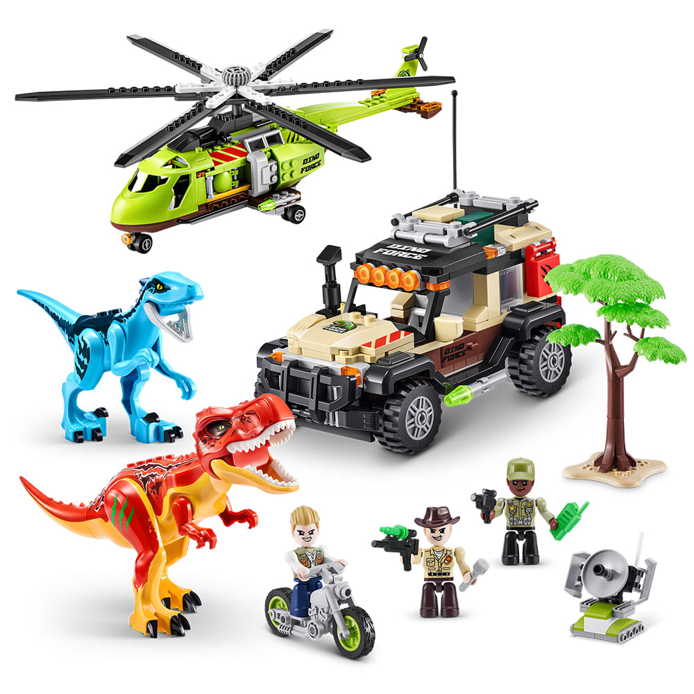 Blocos de Montar Max Dino Adventure 592 peças - Imagem 3