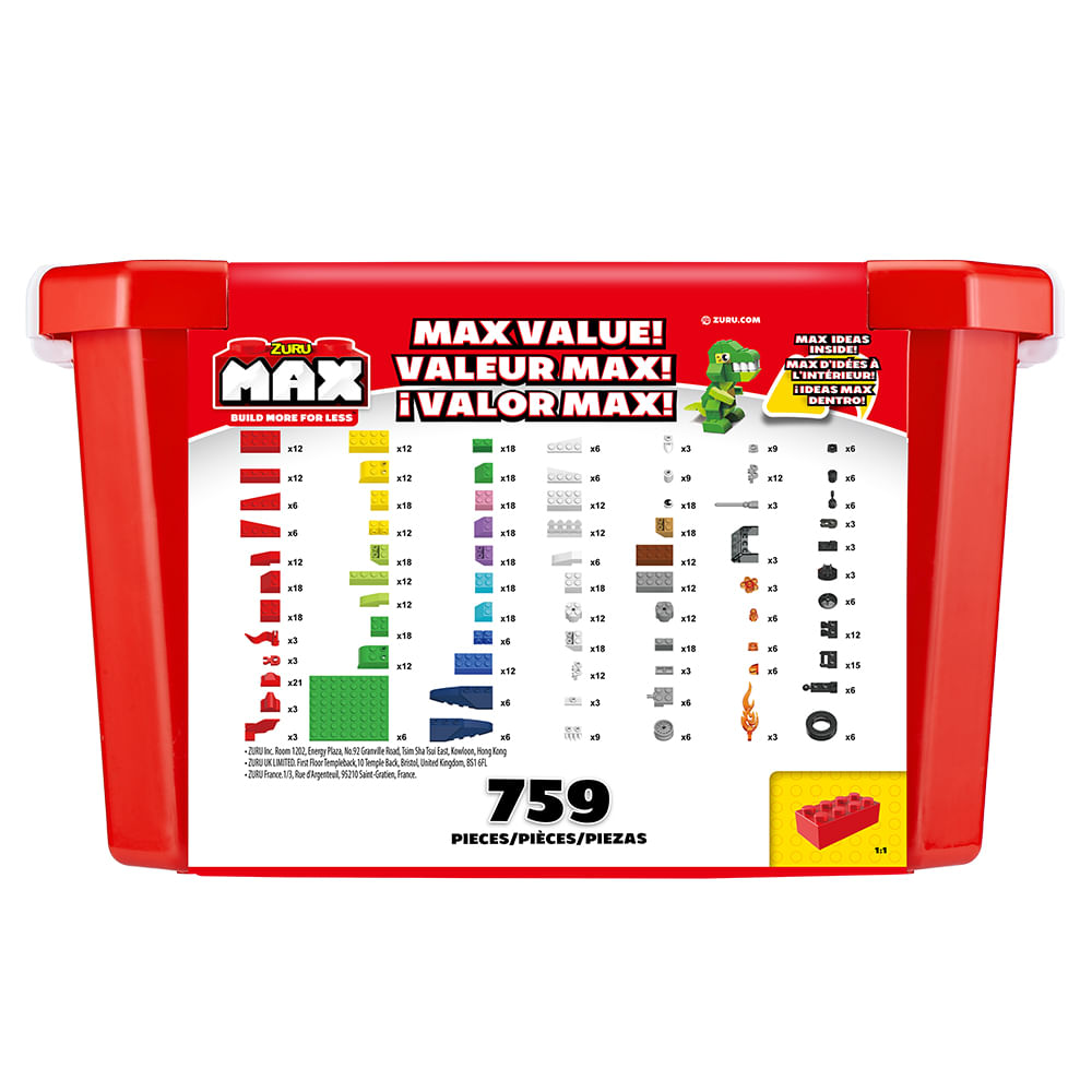 Conjunto de Blocos de Montar Max 759 peças - Imagem 6