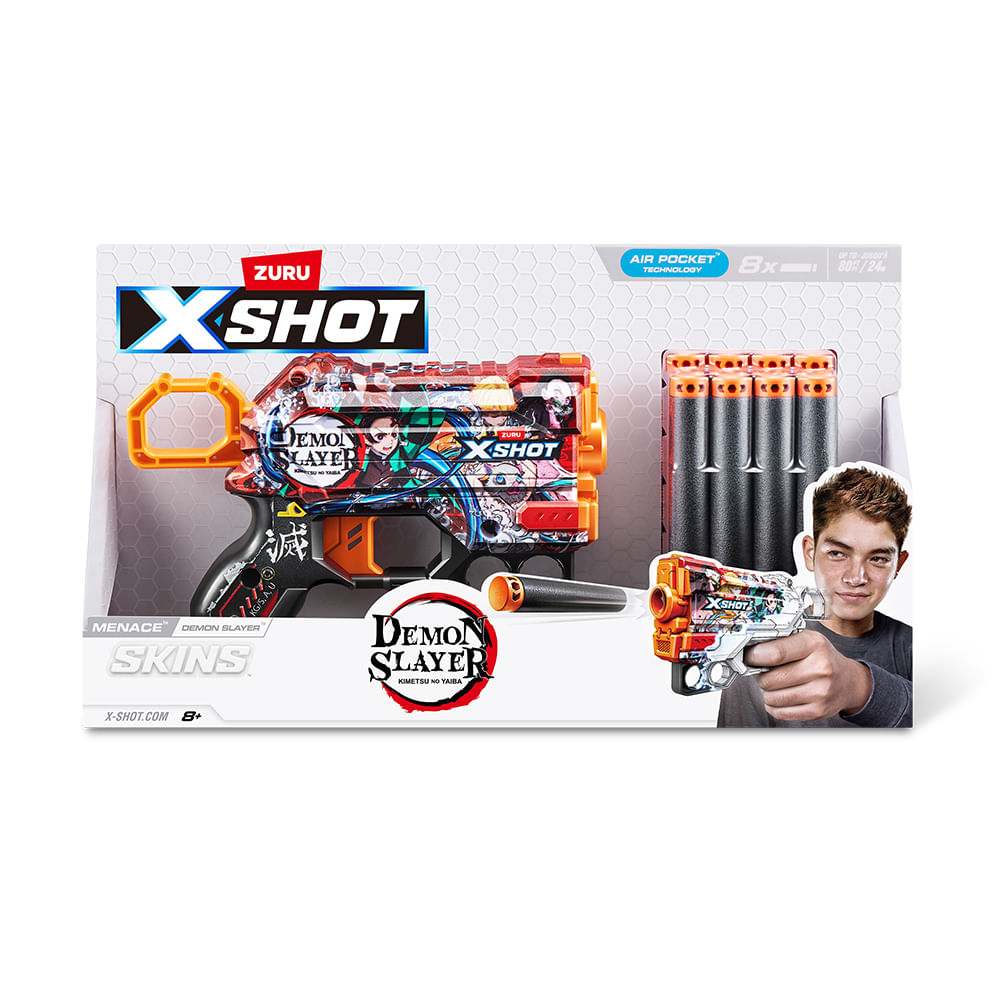 Lançador de Dardos X-Shot Skins Menace - Demon Slayer - Imagem 3