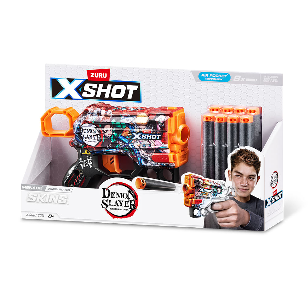 Lançador de Dardos X-Shot Skins Menace - Demon Slayer - Imagem 5