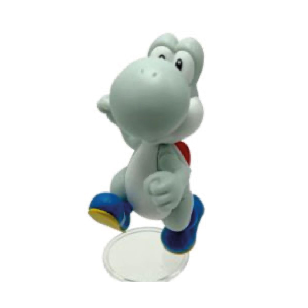 Boneco Colecionável 6cm Super Mario - Yoshi Blanco - Imagem 2