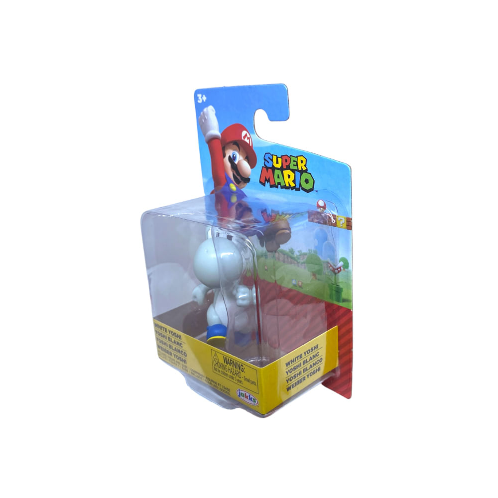 Boneco Colecionável 6cm Super Mario - Yoshi Blanco - Imagem 8