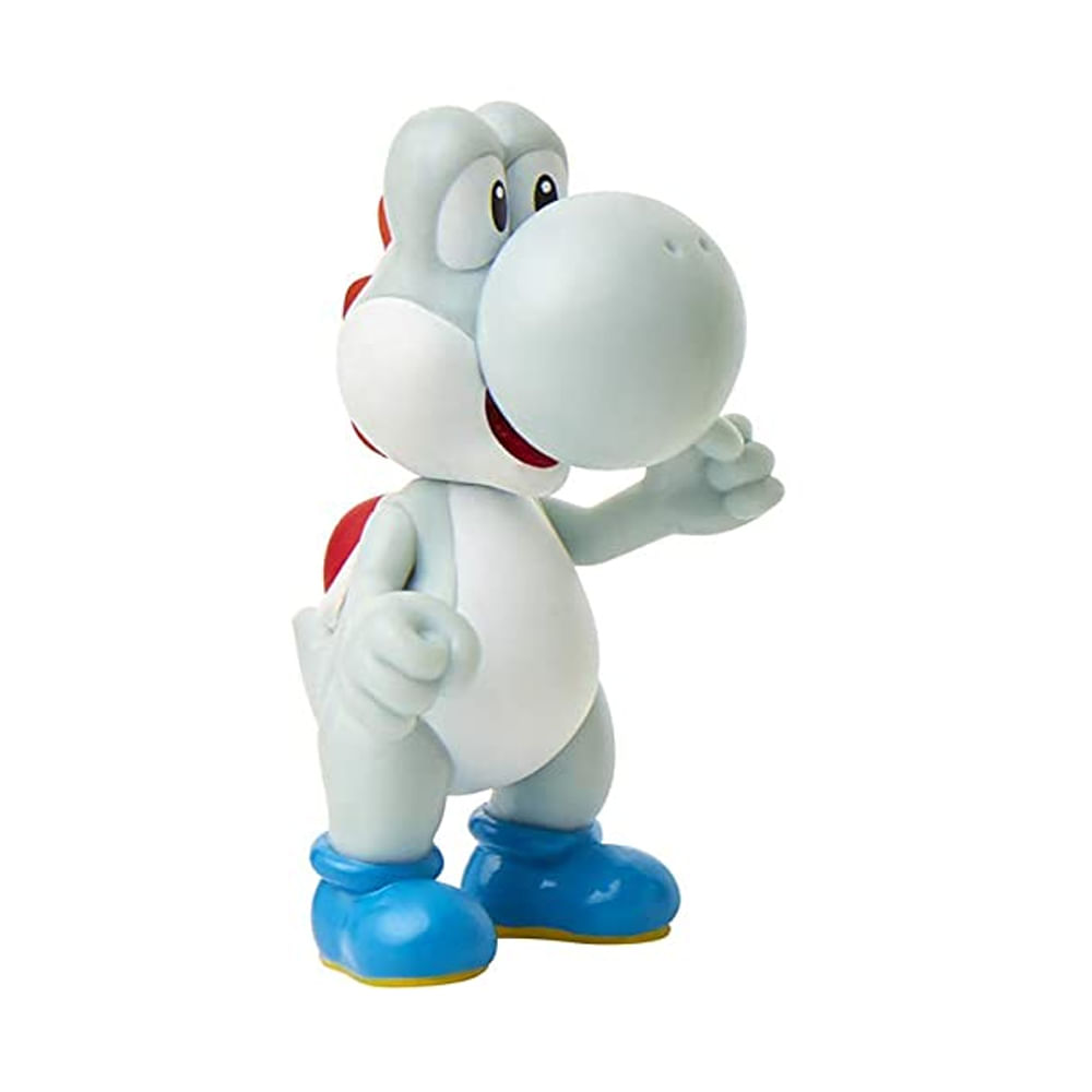 Boneco Colecionável 6cm Super Mario - Yoshi Blanco - Imagem 9