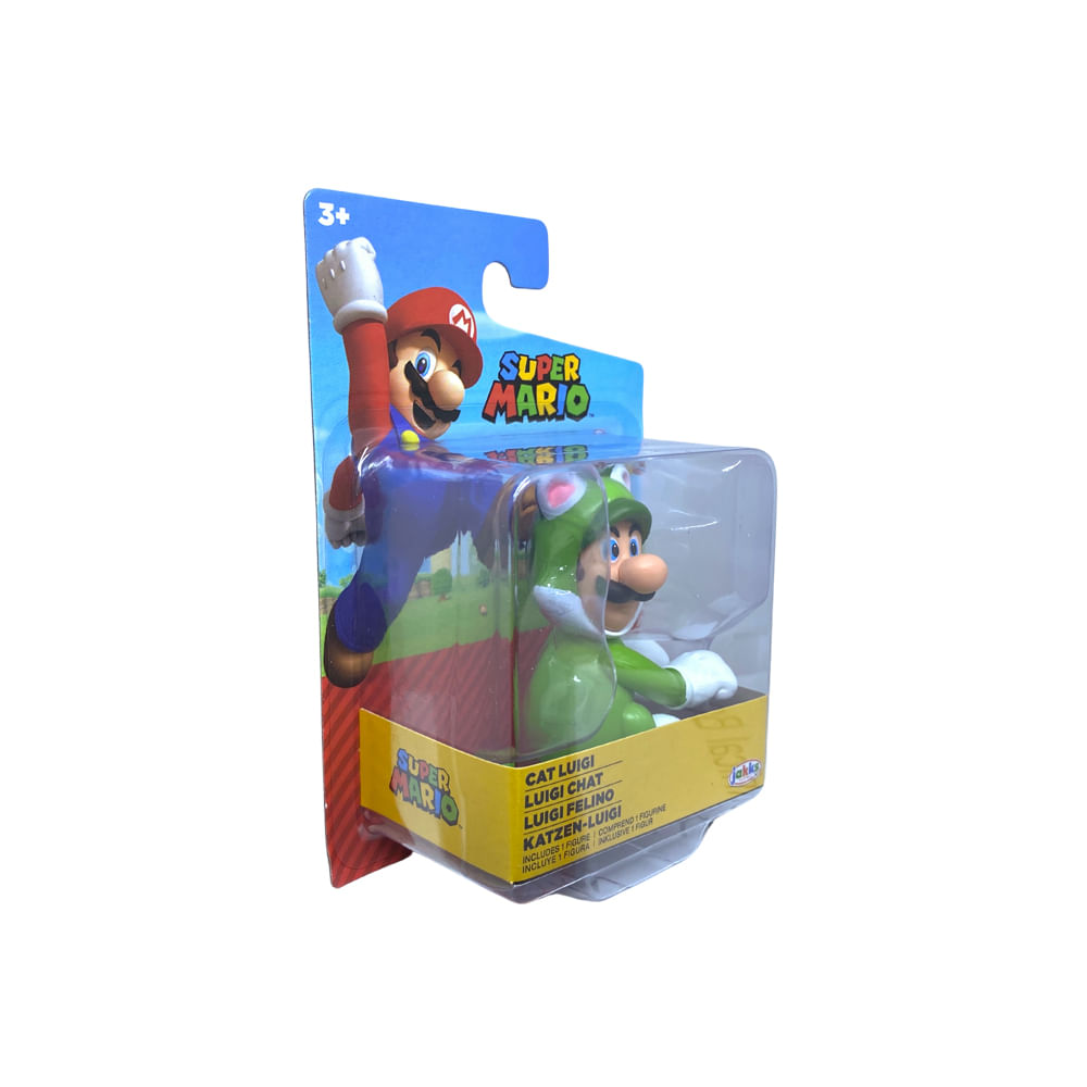 Boneco Colecionável 6cm Super Mario - Luigi Felino - Imagem 8