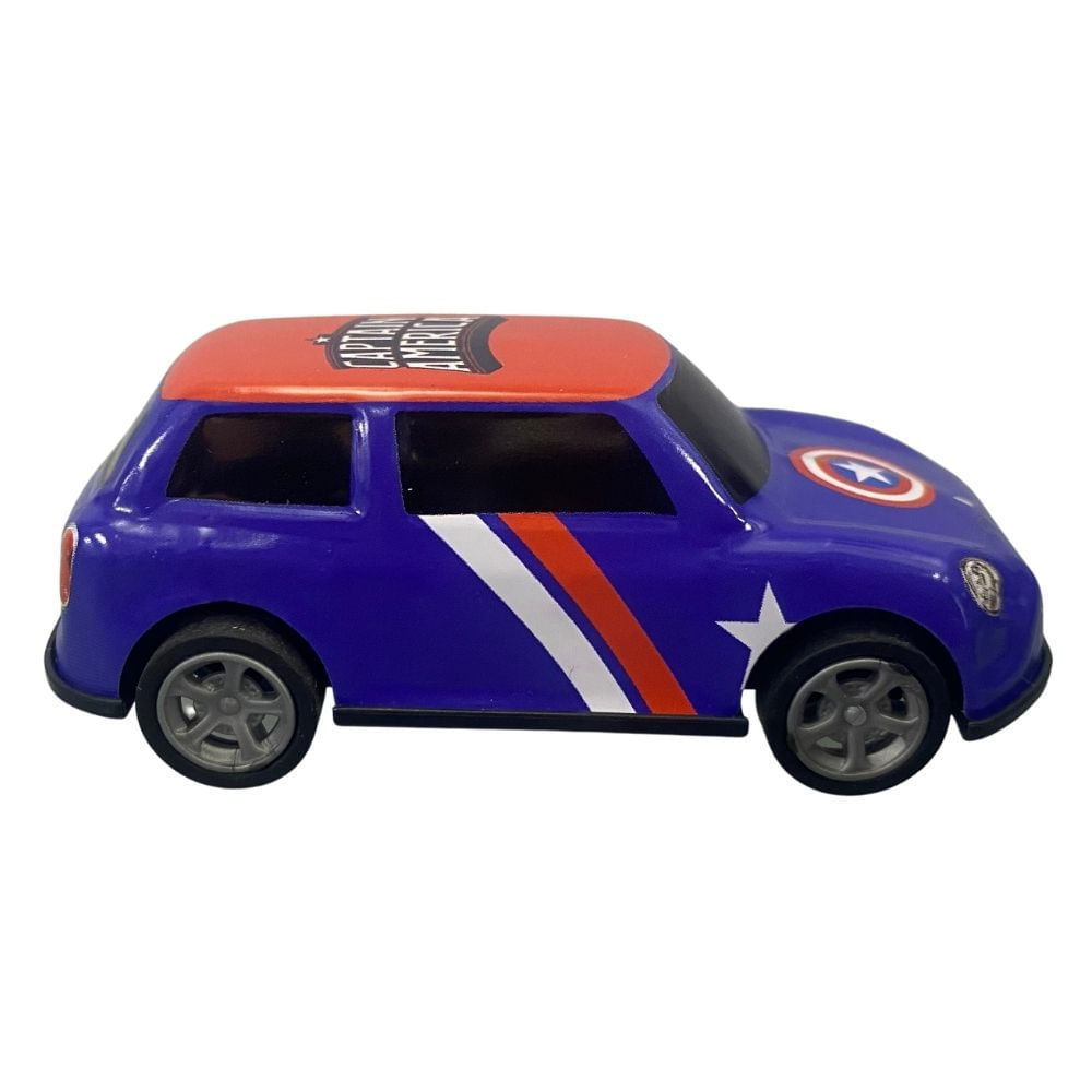 Mini Carrinho Pull Back Vingadores - Capitão América