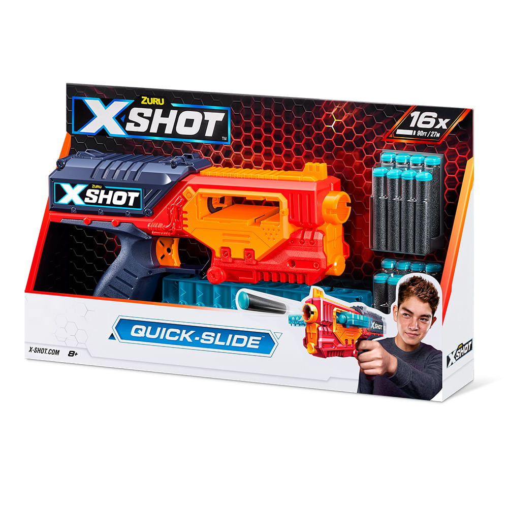 Lançador de Dardos X-Shot Red - Quick Slide - Imagem 6