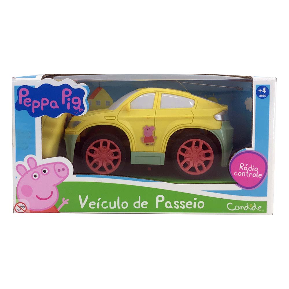 Carrinho de Controle Remoto Peppa Pig Carrinho de Passeio - Imagem 3