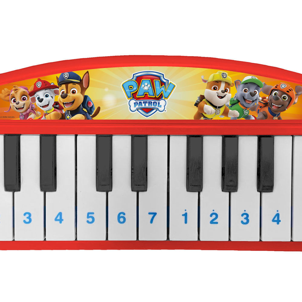 Instrumento Musical Infantil Patrulha Canina - Piano Melodia - Imagem 2