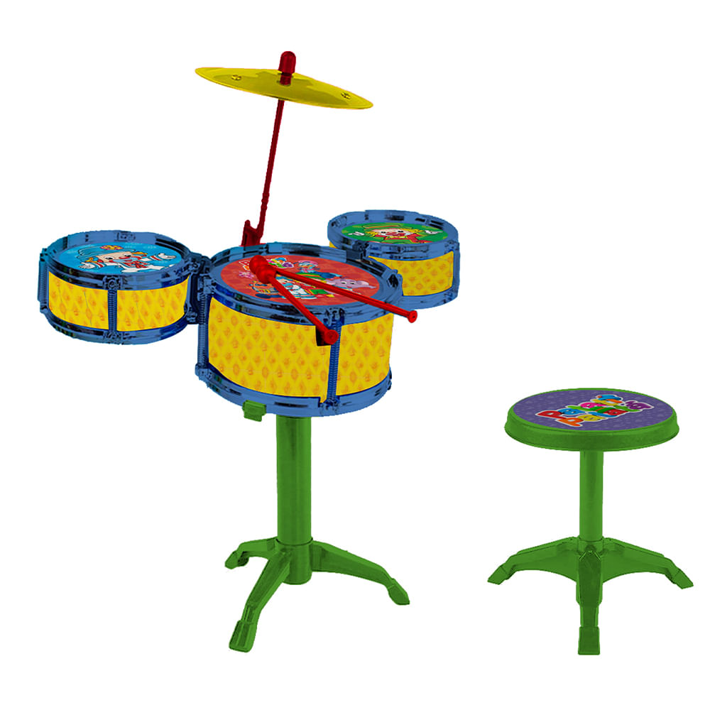 Instrumento Musical Infantil Patati Patatá - Bateria Pequena - Imagem 3