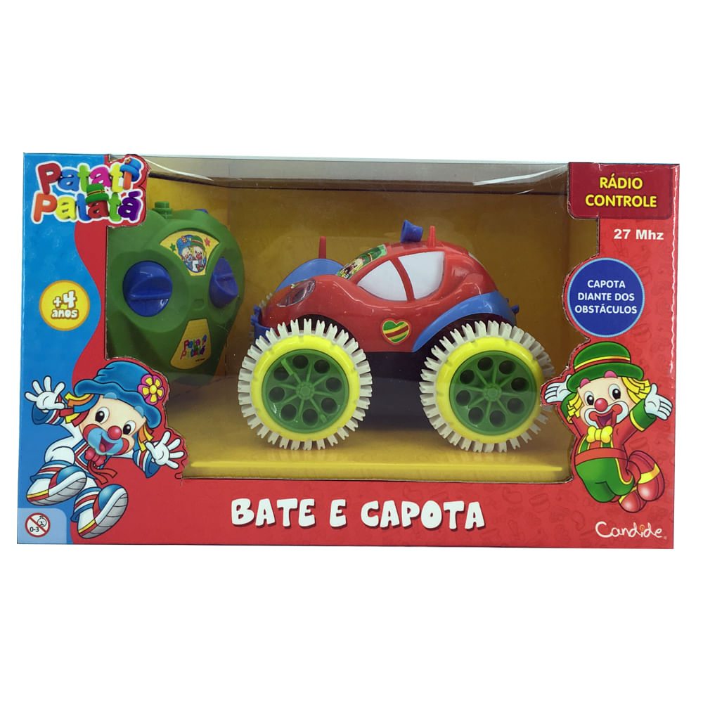 Carrinho de Controle Remoto Patati e Patatá Bate e Capota - Imagem 3