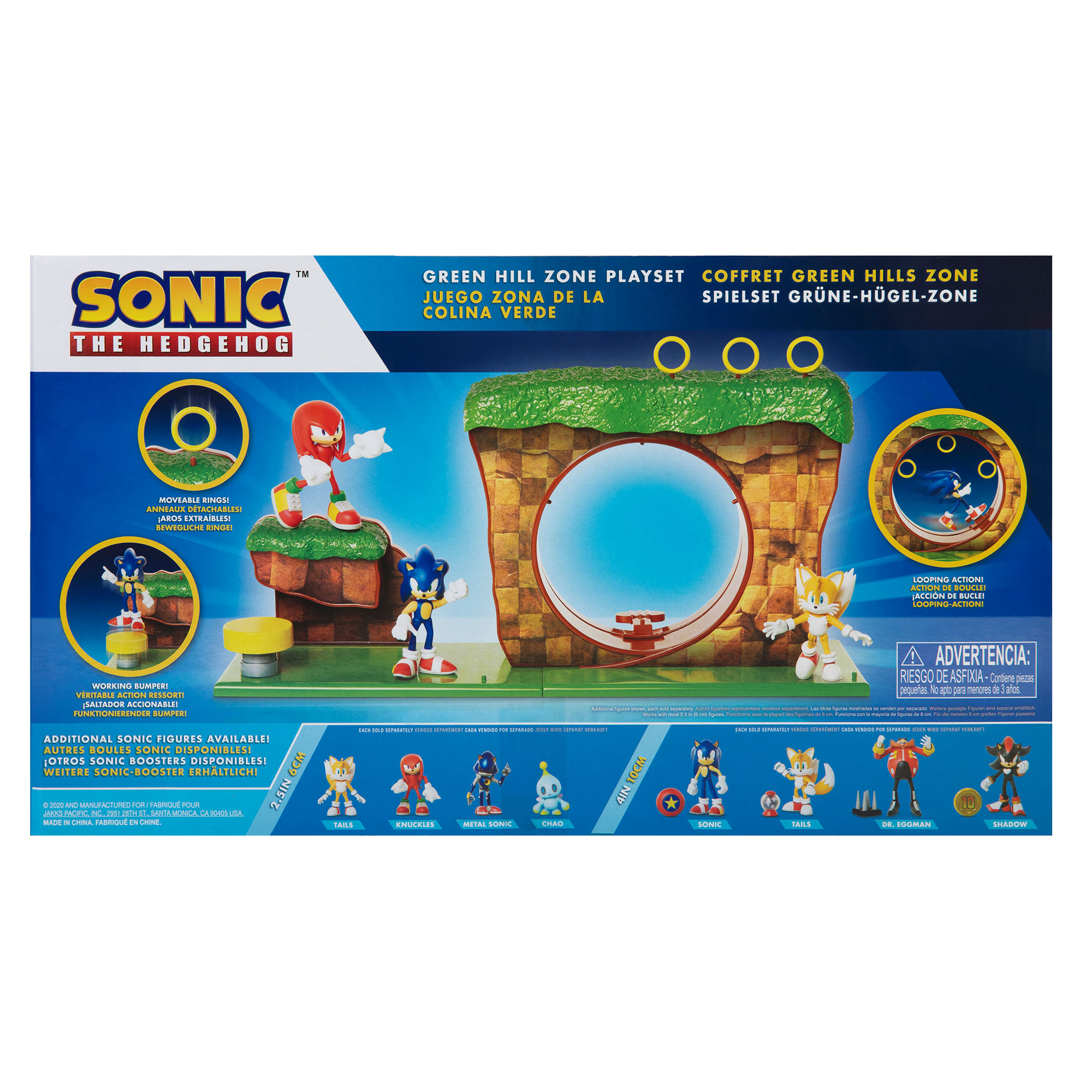 Playset Sonic The Hedgehog - Green Hill Zone - Imagem 6