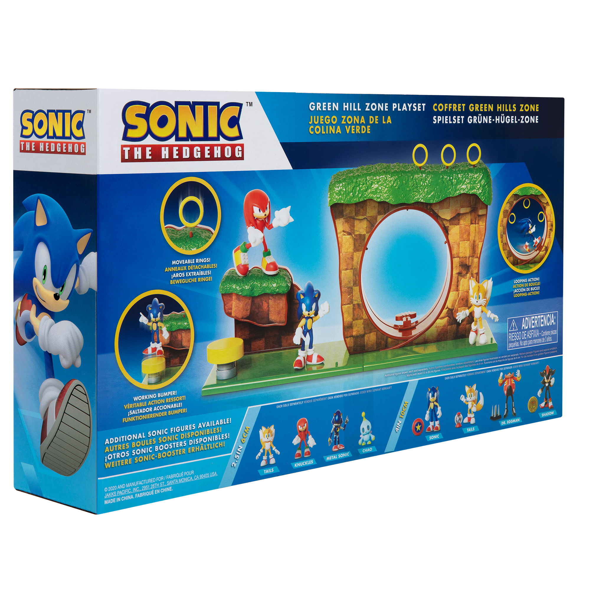 Playset Sonic The Hedgehog - Green Hill Zone - Imagem 7