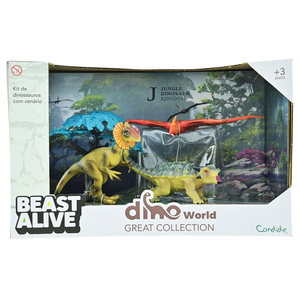 Beast Alive - Dino Great Collection - Pterodátilo Dino World - Great Collection - Pterodátilo