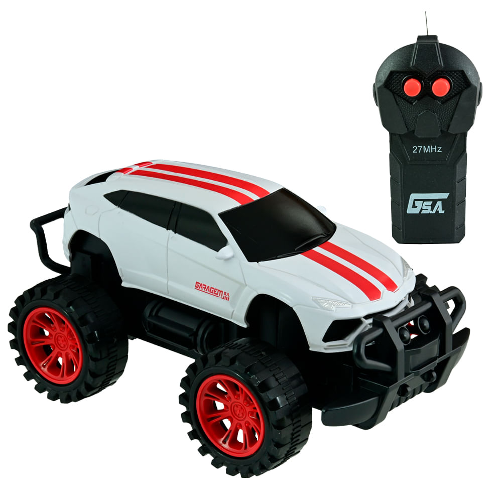 Carrinho de Controle Remoto Garagem S.A. Engage - Branco