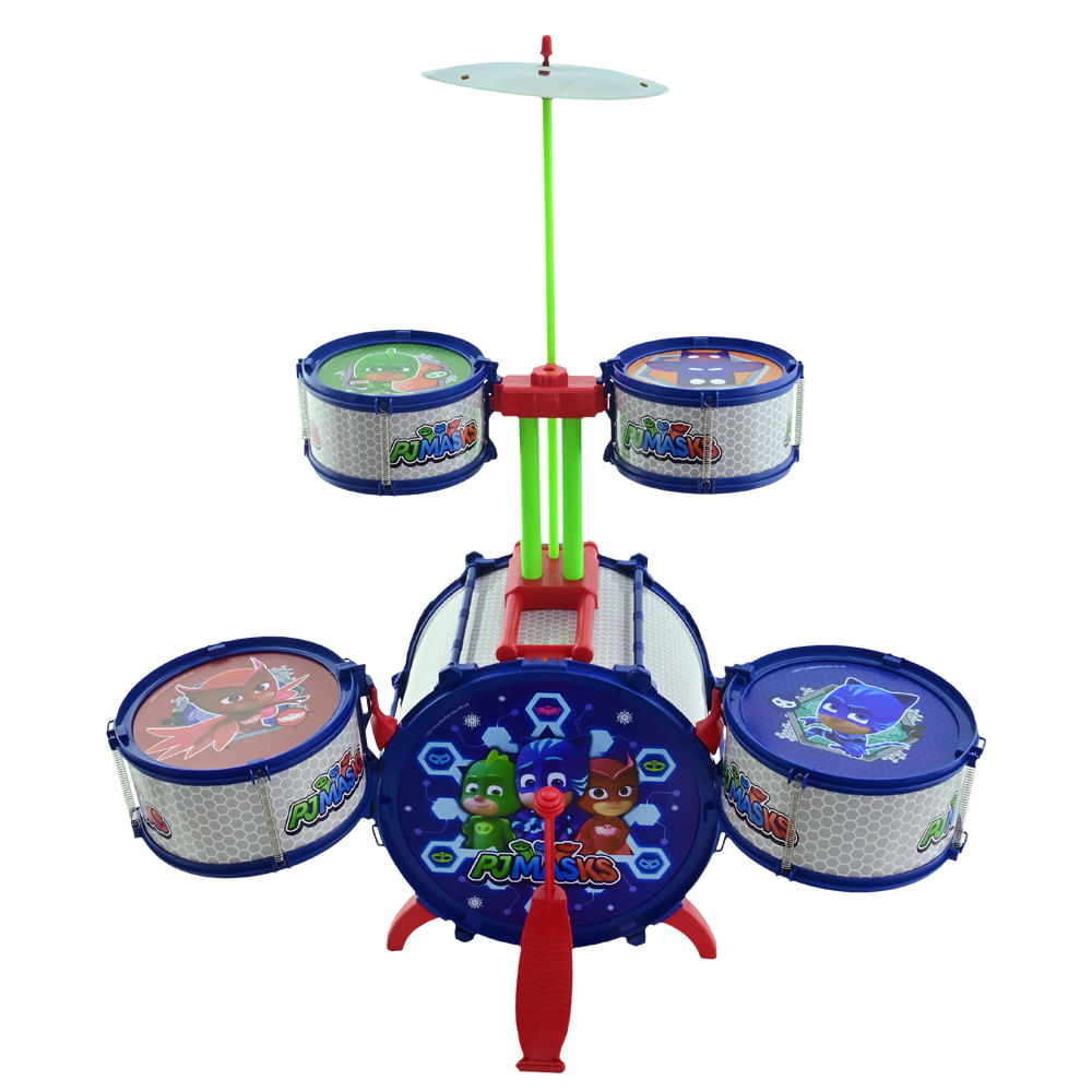 Instrumento Musical Infantil PJ Masks - Bateria Grande