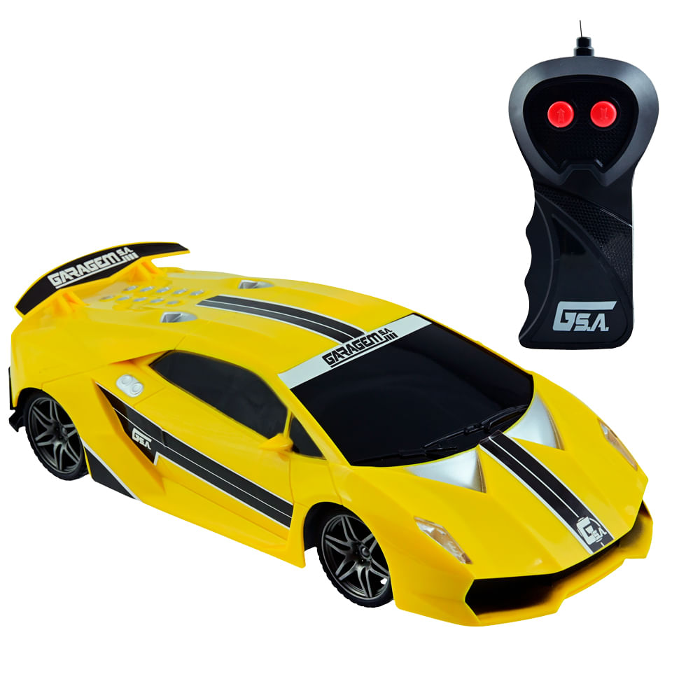 Carrinho de Controle Remoto Garagem S.A. Agility - Amarelo