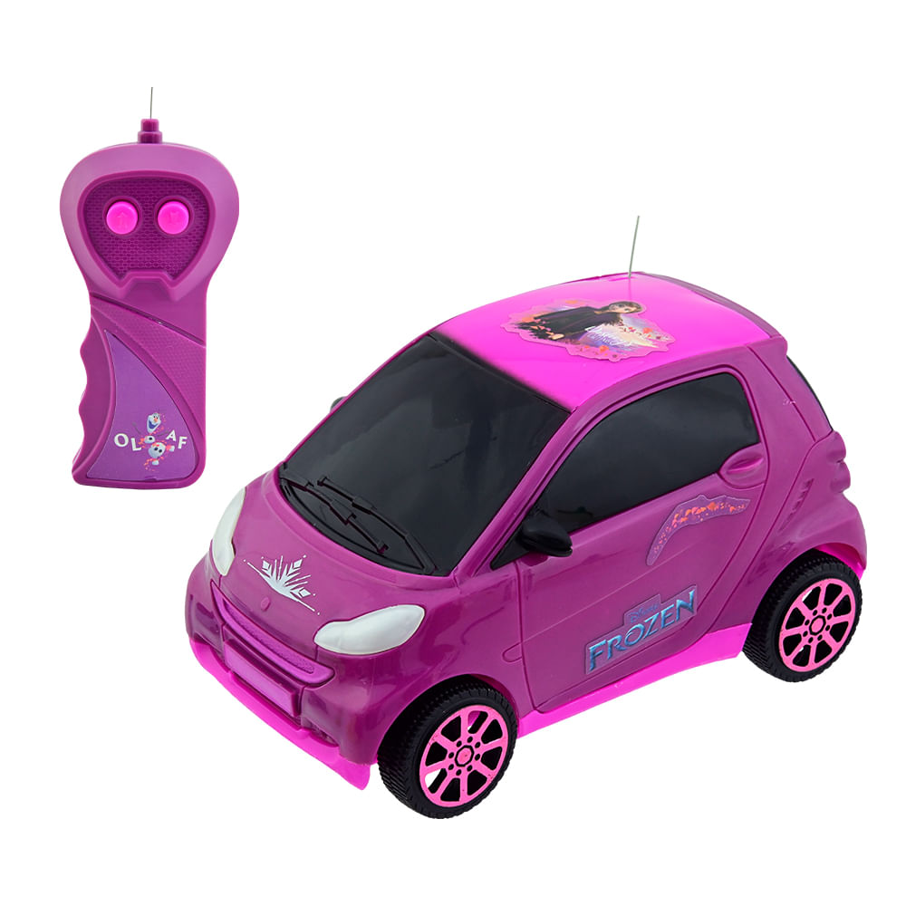 Carrinho de Controle Remoto Frozen Cold Road - Roxo