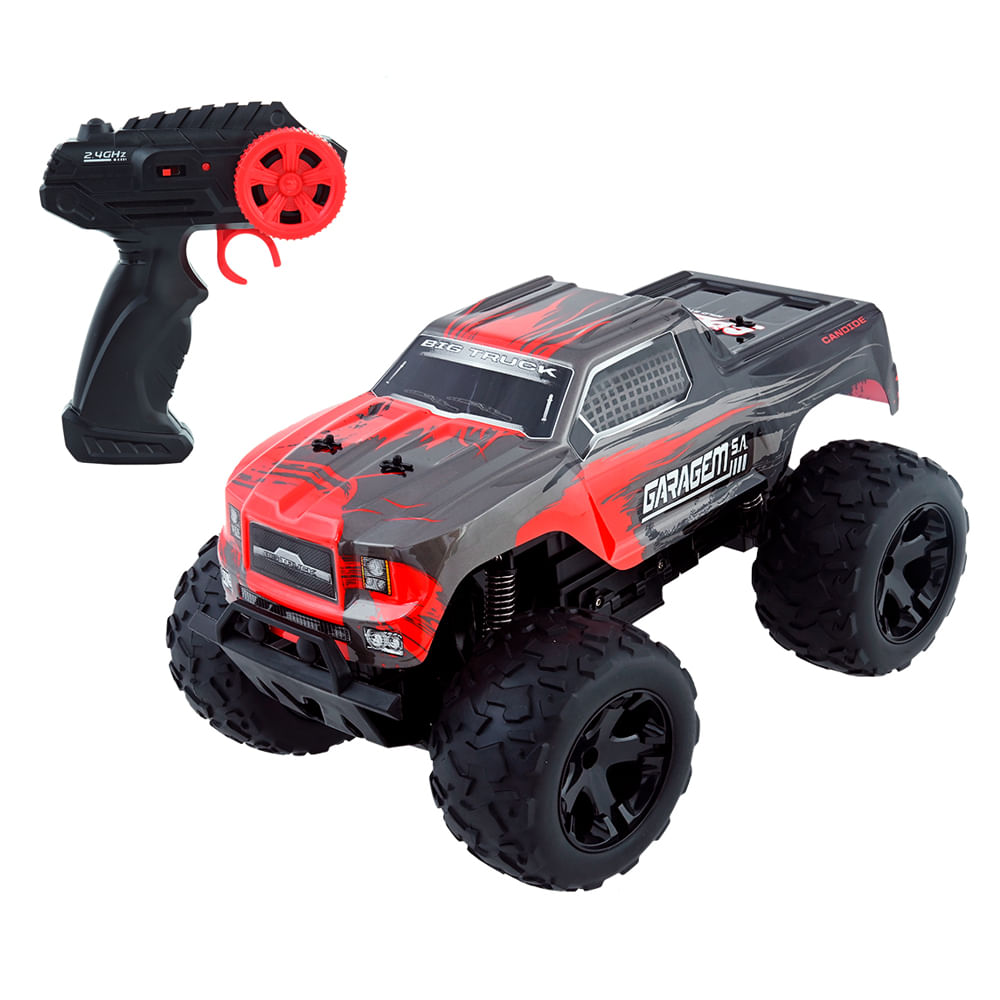 Carrinho de Controle Remoto 7 Funções Garagem S.A. Big Truck
