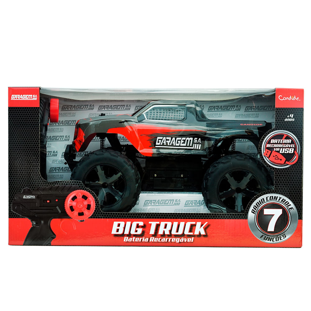 Carrinho de Controle Remoto 7 Funções Garagem S.A. Big Truck - Imagem 5
