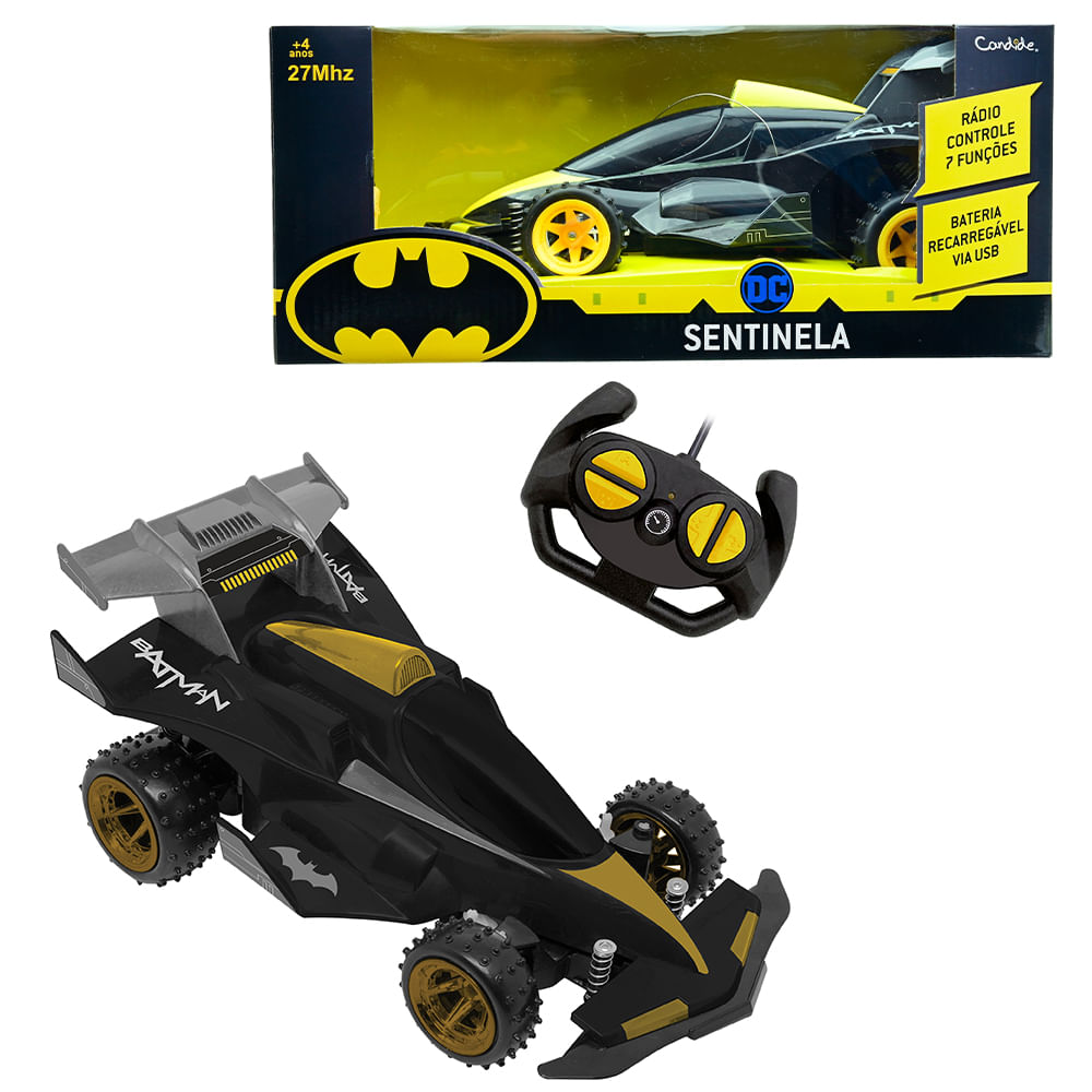 Carrinho de Controle Remoto 7 Funções Batman Sentinela - Imagem 5