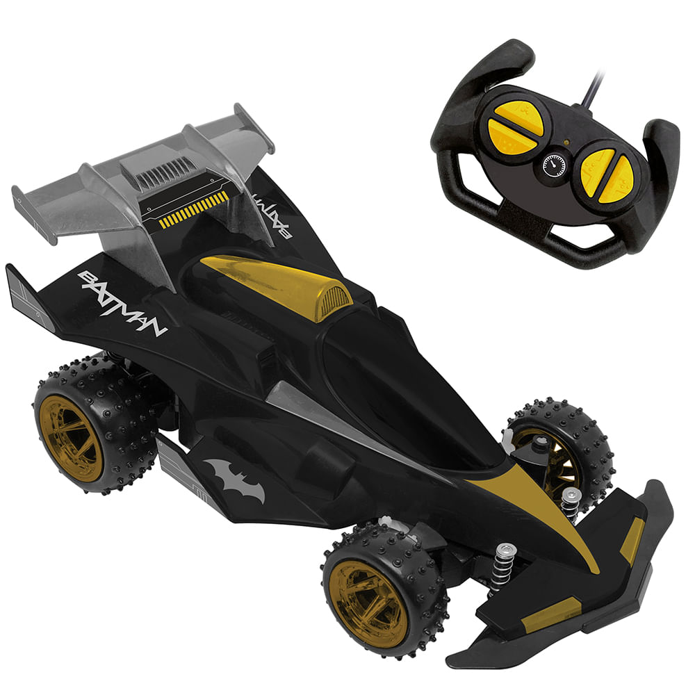 Carrinho de Controle Remoto 7 Funções Batman Sentinela