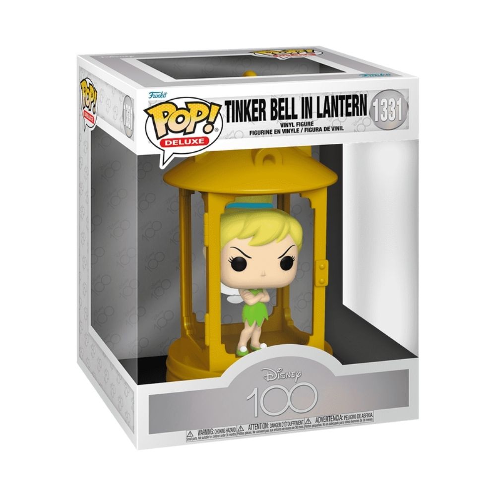 Boneco Funko Pop! Deluxe Disney Peter Pan - Sininho na Lanterna - Imagem 3