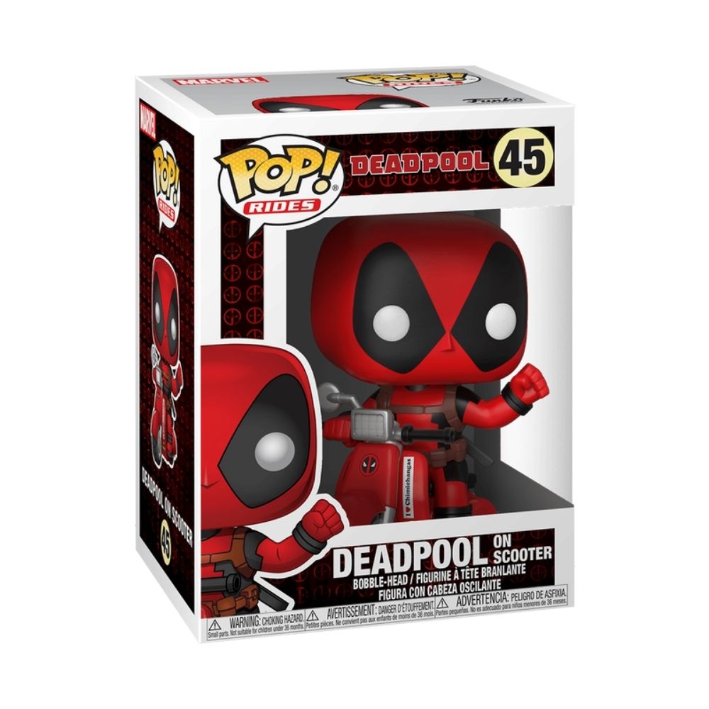Boneco Funko Pop! Rides - Deadpool - Deadpool & Scooter - Imagem 2