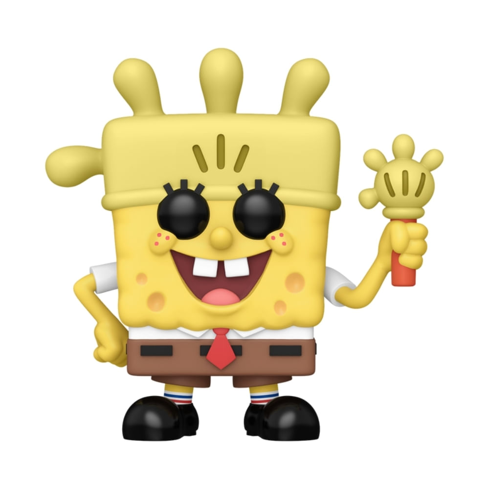 Boneco Funko Pop! Bob Esponja 25 anos - Bob Esponja Mundo da Luva - Imagem 2