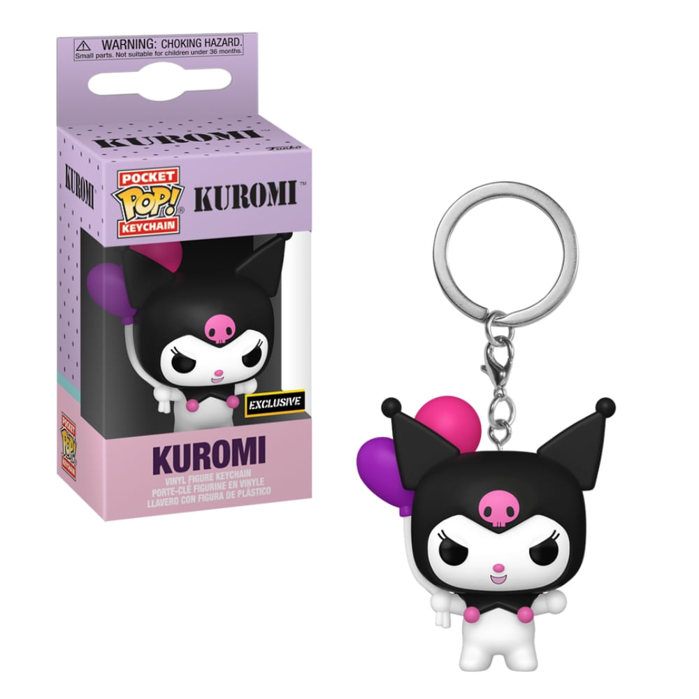 Chaveiro Funko Pop! Keychain Sanrio Hello Kitty - Kuromi com Balões
