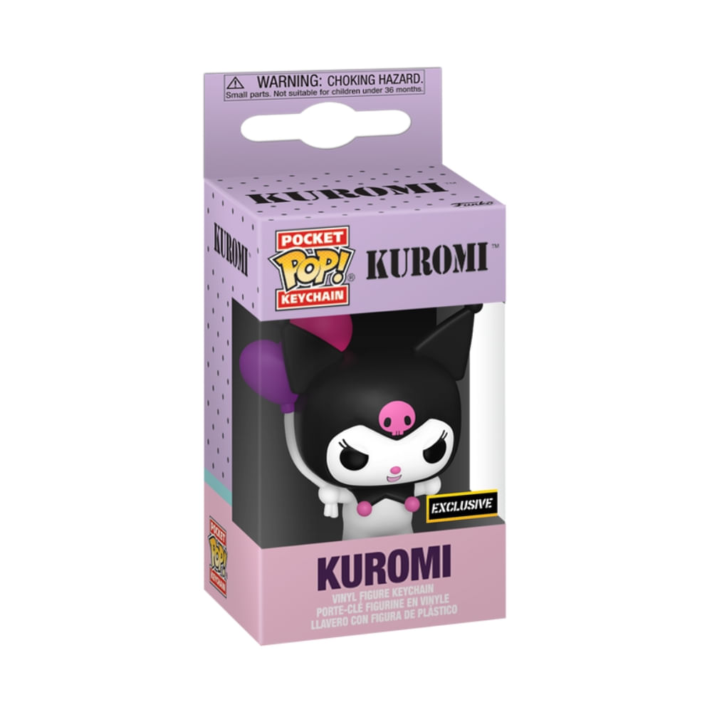 Chaveiro Funko Pop! Keychain Sanrio Hello Kitty - Kuromi com Balões - Imagem 3