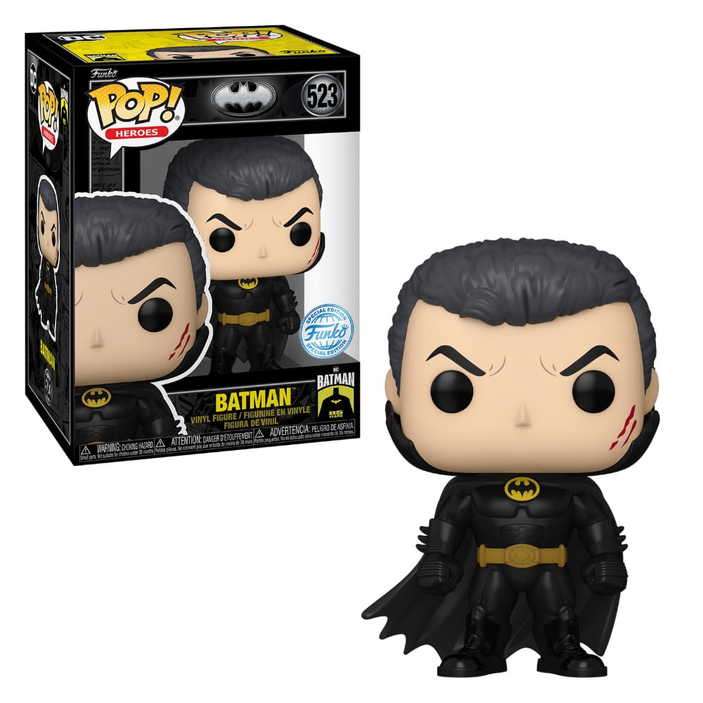 Boneco Funko Pop! DC Comics - Batman 85 Anos - Batman sem Máscara
