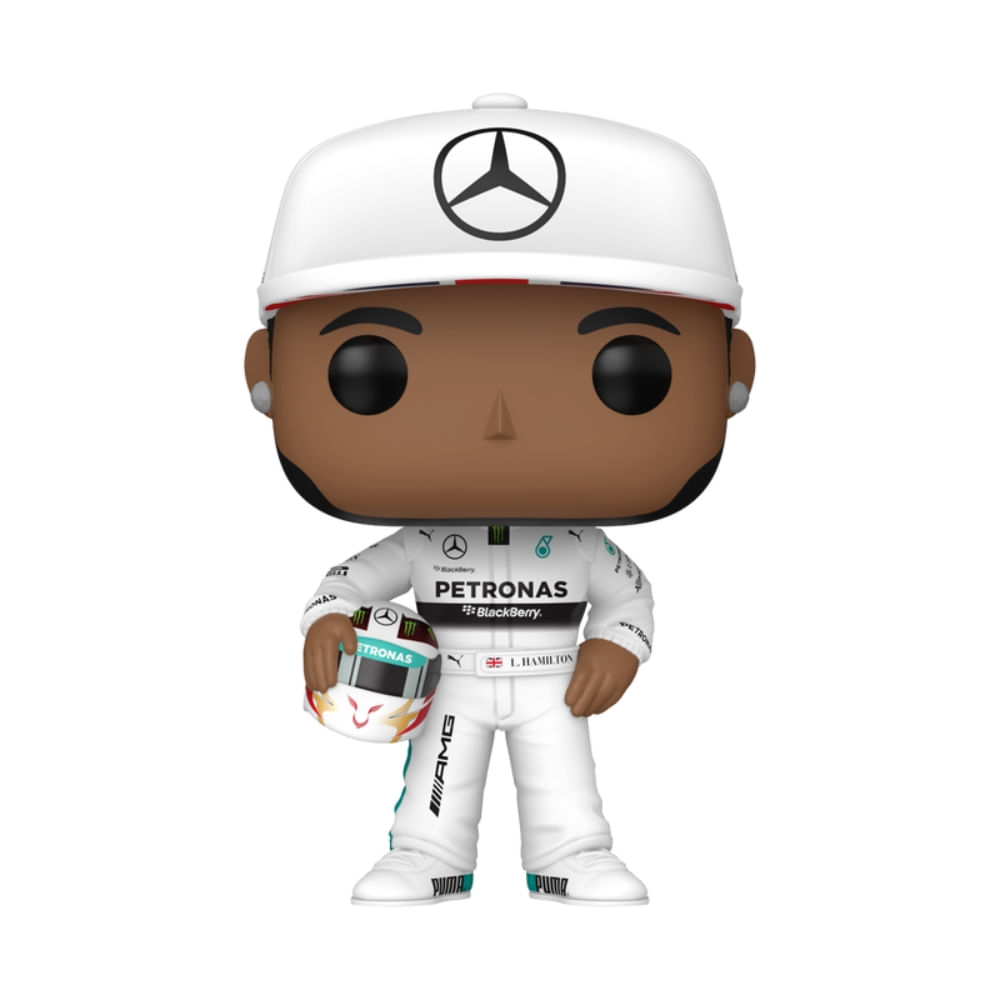 Boneco Funko Pop! Racing - Lewis Hamilton com Capacete - Imagem 2