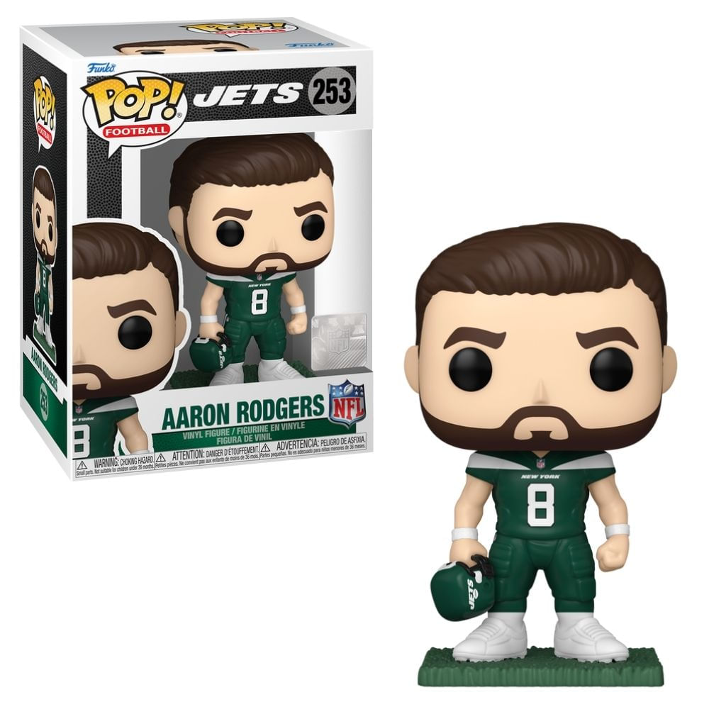 Boneco Funko Pop! NFL Jets - Aaron Rodgers