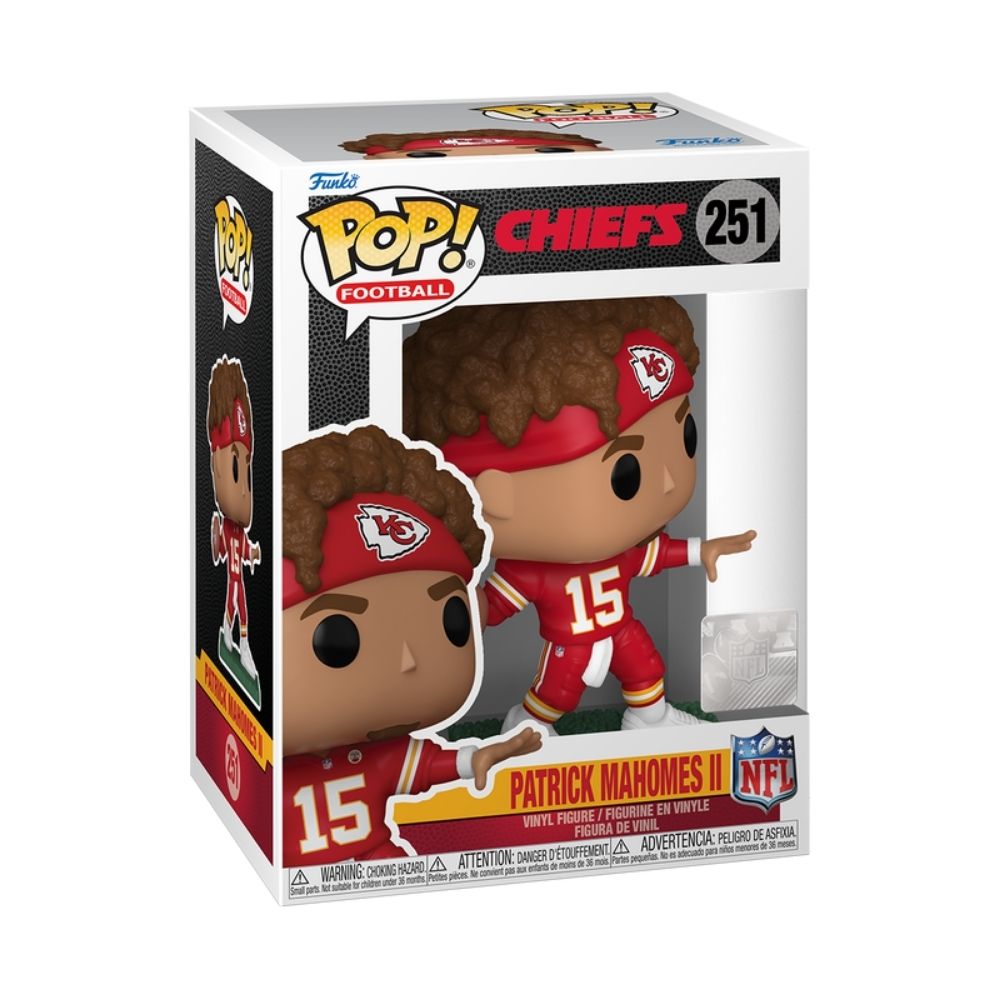Boneco Funko Pop! NFL Chiefs - Patrick com Faixa na Cabeça - Imagem 2