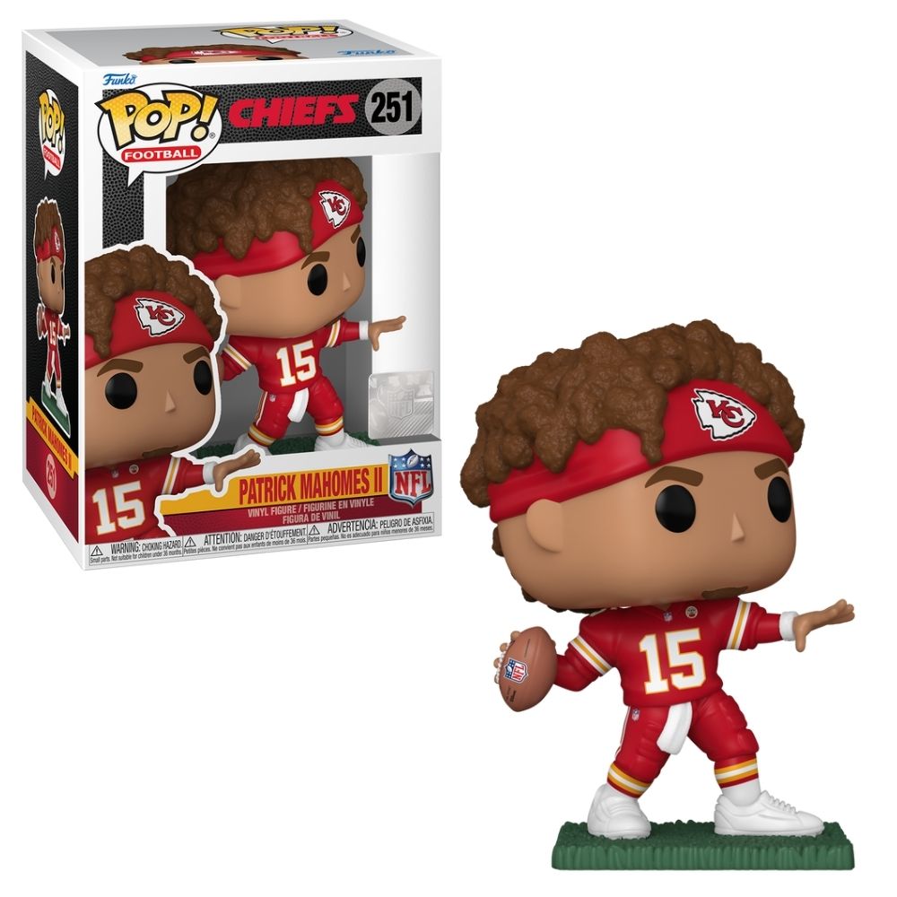 Boneco Funko Pop! NFL Chiefs - Patrick com Faixa na Cabeça